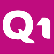 Q1 sanitetslogotyp