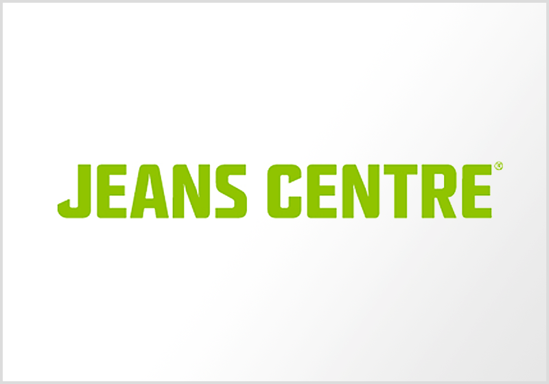 Jeans centre-logotypen